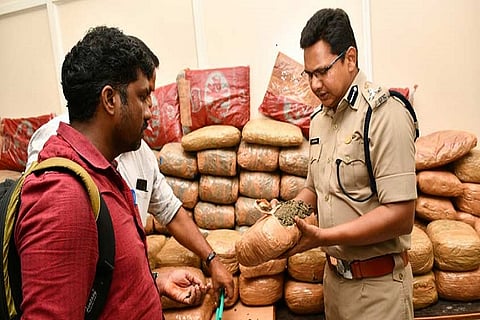 Kerala police seize 325 kg ganja, nab peddler from Naxal-dominated area in AP