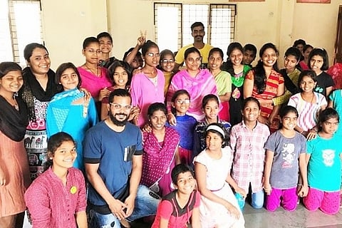 Meet the 27-year-old man raising awareness on menstrual hygiene in Hyd slums