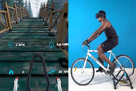 Cycle through beautiful mountains from the comforts of your home: Hyd startup's stunning VR