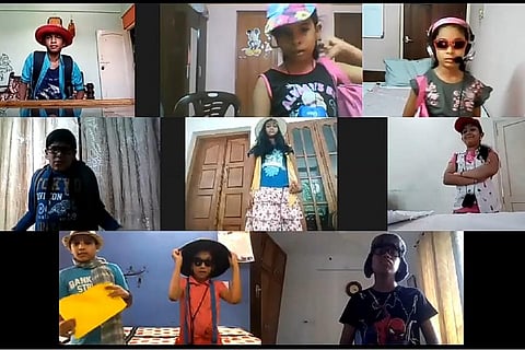 Kids on Zoom