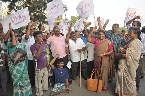 Protests in Dharmapuri over sexual assaults of 2 women, 1 minor with disabilities
