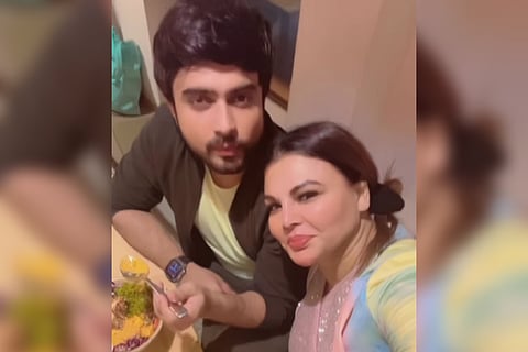 Rakhi Sawant and her husband Adil Durrani
