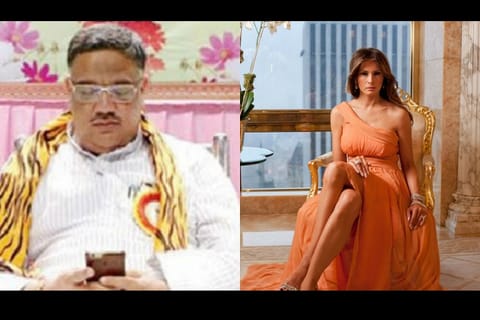 A Karnataka minister is in trouble for looking at Melania Trump's old modeling pics
