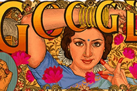 Google Doodle's tribute to Sridevi
