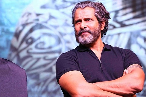 Vikram shoots for his next with director Ajay Gnanamuthu in Alleppey