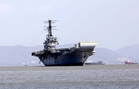 INS Vikrant fades into history