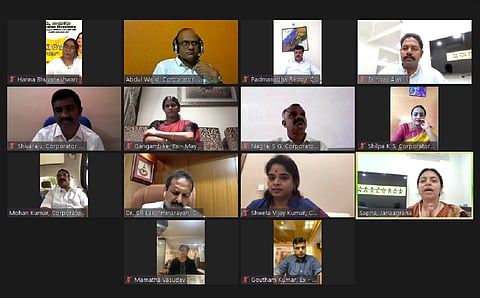 Zoom conference among corporators, Bengaluru