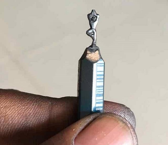 Meet the Coimbatore man creating intricate micro art in pencils