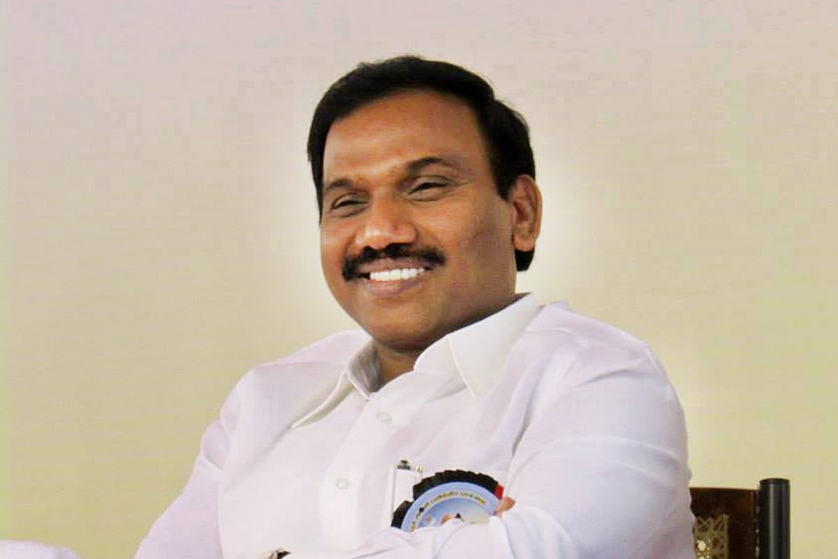 Ak Raja ECI bans DMK’s A Raja from campaigning for 48 hours for comment against EPS
