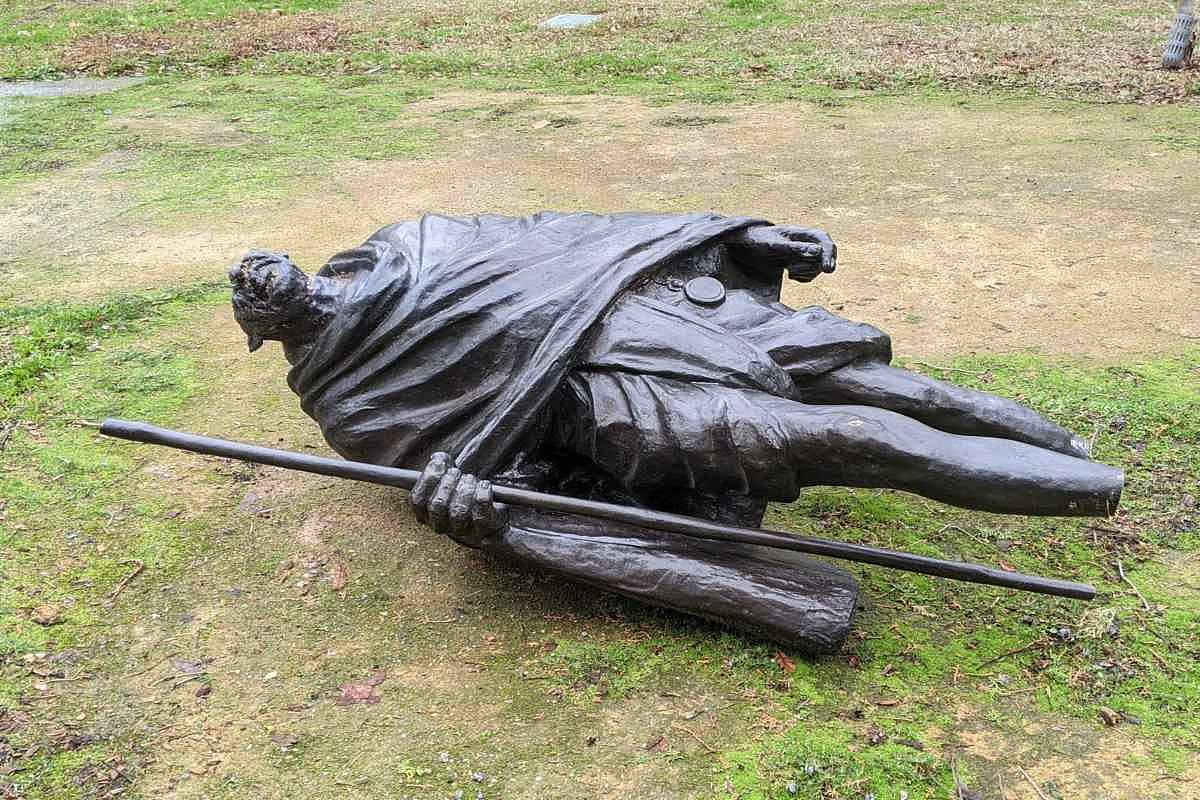 Gandhi statue vandalised in California Indian govt condemns