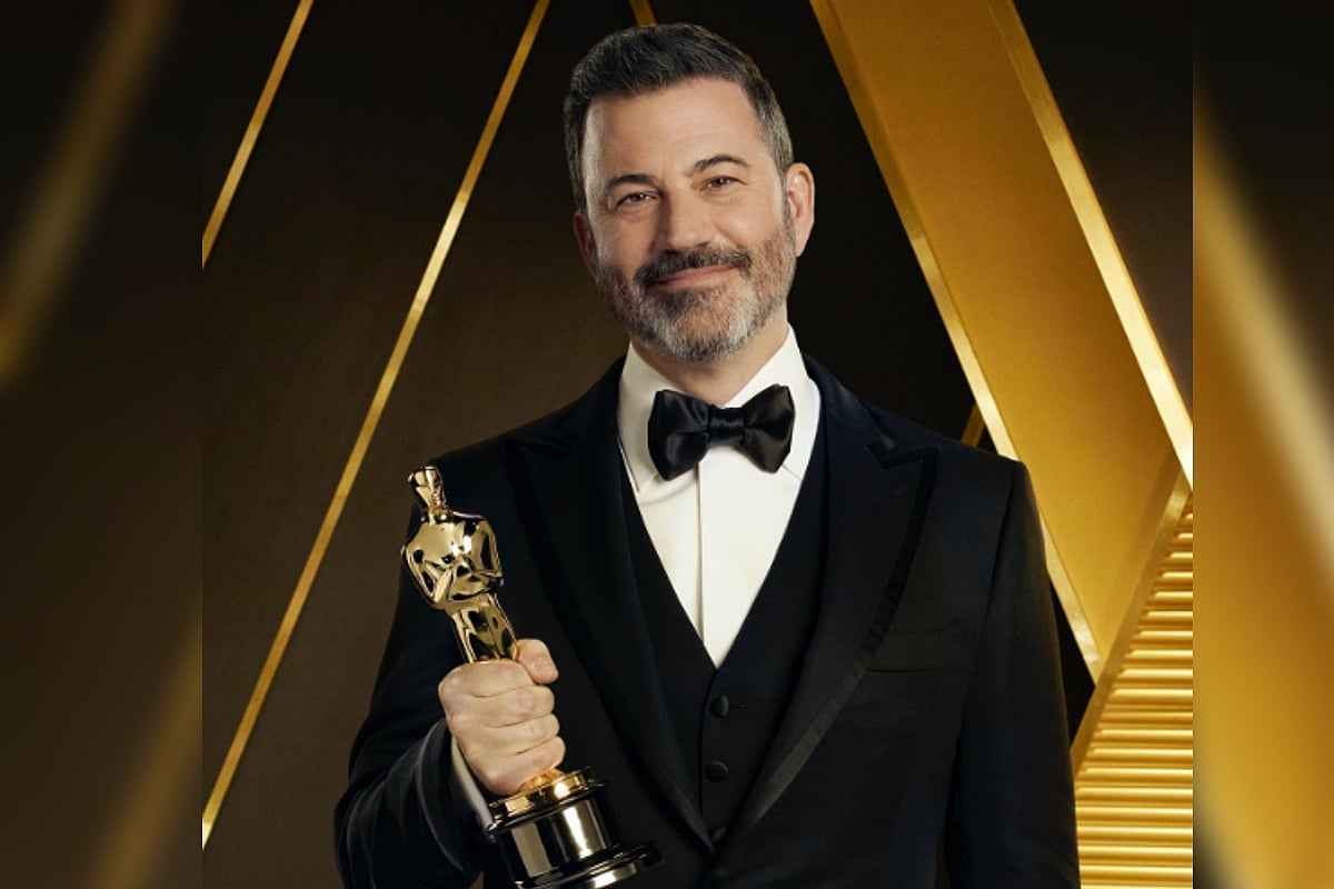 Oscars 2023 host Jimmy Kimmel takes jibe at ‘Will Smith slap’ in ...