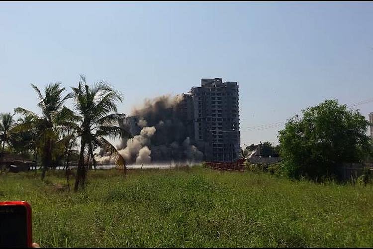 Maradu apartment demolition Jain Coral Cove, largest of Kochi's