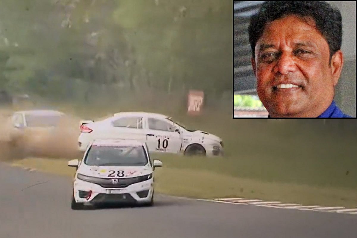 Veteran car racer KE Kumar dies in crash at national championship in