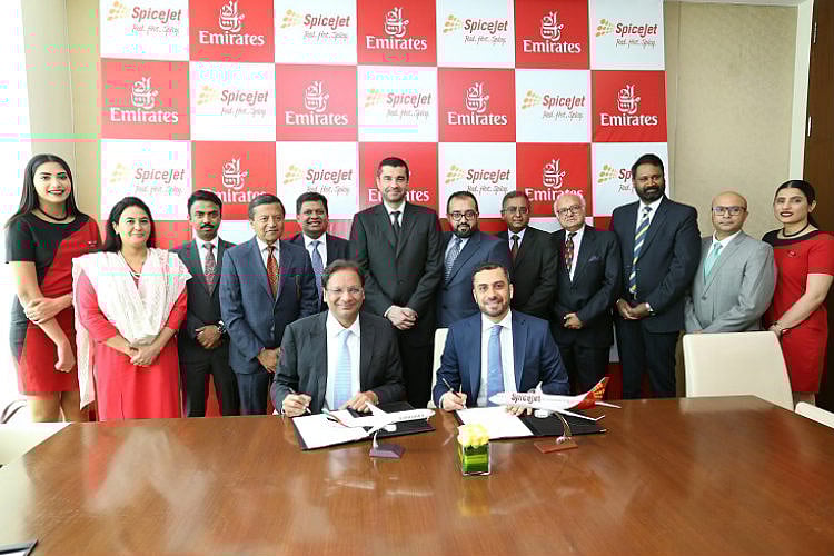 SpiceJet signs codeshare agreement with Emirates, to start new