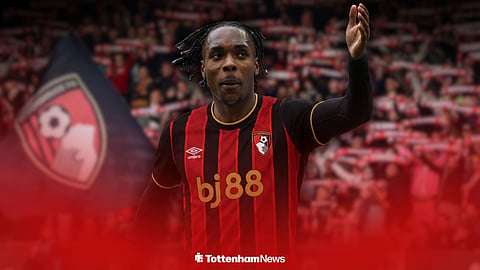 Mathys Tel in a Bournemouth shirt