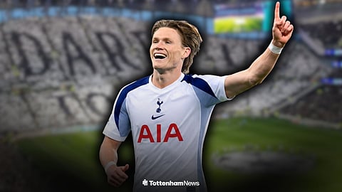 Scott McTominay in a Tottenham shirt