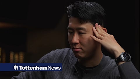 Son Heung-min looking sad