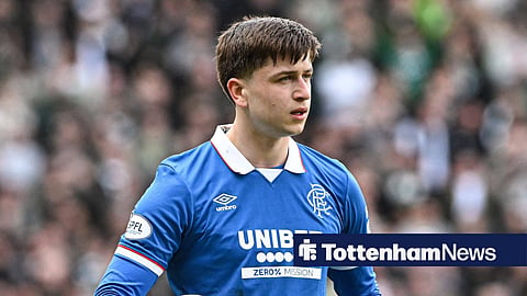 Mikey Moore in action for Rangers