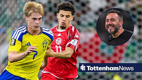 Lucas Bergvall of Sweden during the FIFA World Cup, WM, Weltmeisterschaft, Fussball 2026 football match between Sweden and Tunisia on June 14, 2026