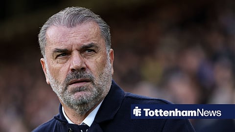 Ange Postecoglou pictured ahead of a Tottenham game