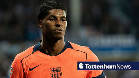Marcus Rashford playing for Barcelona