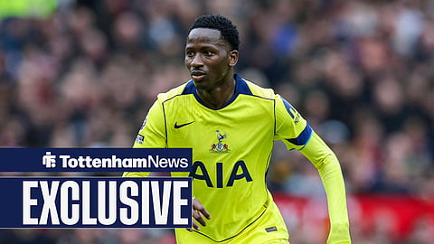 Pape Matar Sarr in action for Tottenham