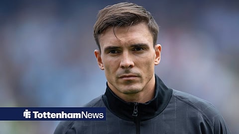 Joao Palhinha in a Tottenham jacket