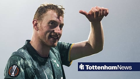 Dejan Kulusevski of Tottenham Hotspur after the UEFA Europa League semi-final football match between Bodo/Glimt and Tottenham on May 8, 2025