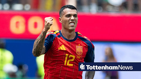 Pedro Porro in action for Spain at 2026 World Cup