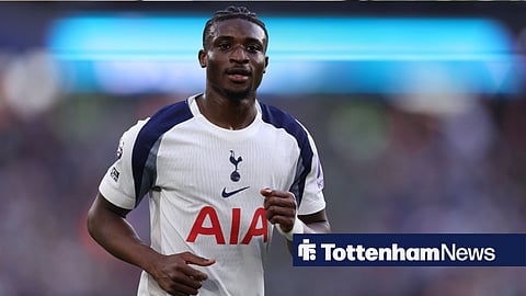 Mohammed Kudus playing for Tottenham