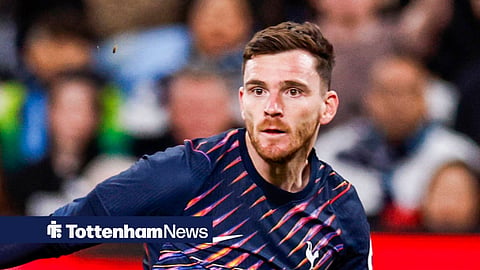 Andy Robertson in action for Tottenham