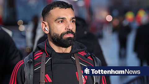 Mohamed Salah pre-match at Liverpool