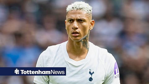Richarlison playing for Tottenham