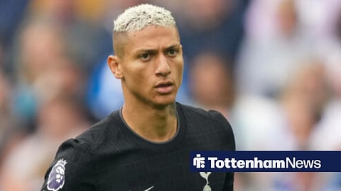 Richarlison playing for Tottenham
