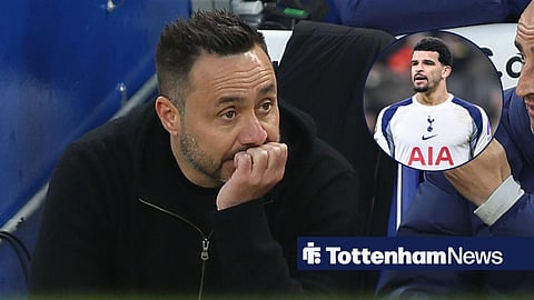 Roberto De Zerbi on the bench for Tottenham and Dominic Solanke in circular outlet