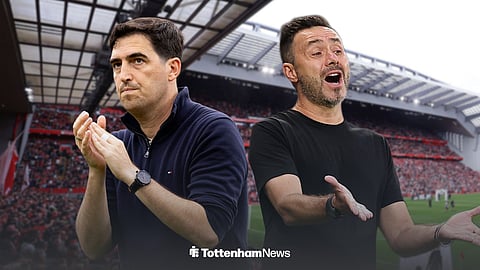 Andoni Iraola and Roberto De Zerbi both at Anfield