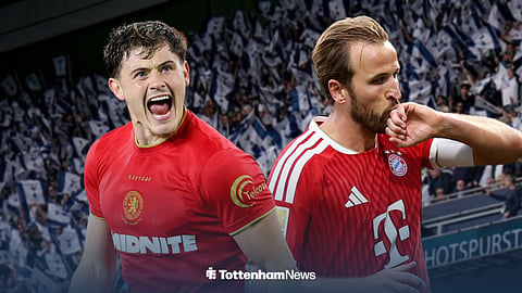 Former Tottenham strikers Will Lankshear and Harry Kane
