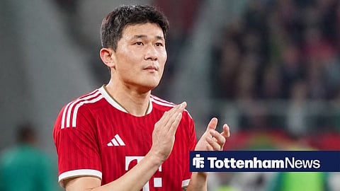 Min-Jae Kim playing for Bayern Munich