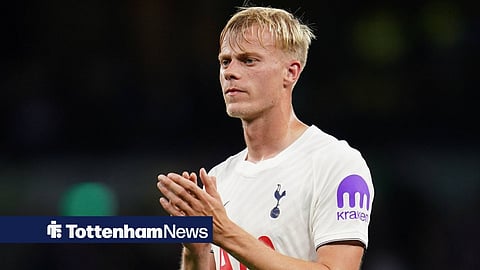 Jan Paul van Hecke playing for Tottenham