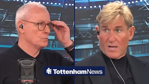 talkSPORT presenters Simon Jordan and Jim White discussing Tottenham's Dejan Kulusevski
