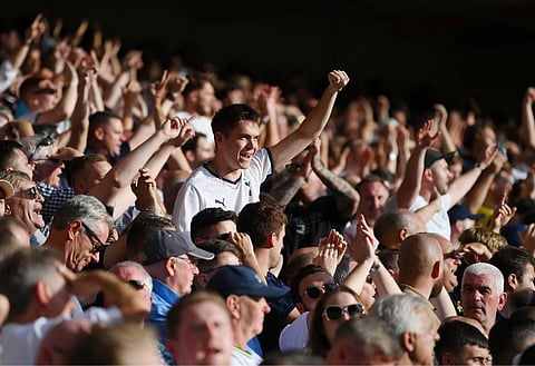 Spurs supporters will enjoy the warm weather