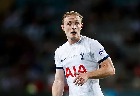 Tottenham midfielder Oliver Skipp switched to left-back for the match against Burnley. 