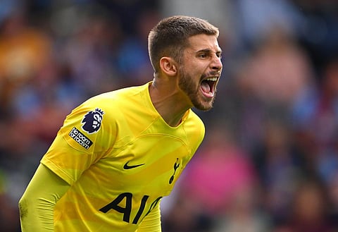 Tottenham goalkeeper Guglielmo Vicario