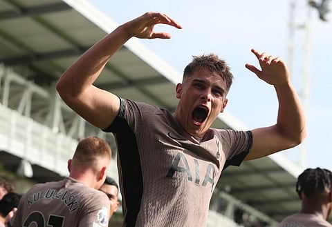 Micky van de Ven enjoyed a strong debut season for Tottenham.