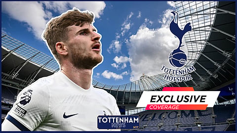 Timo Werner has re-signed for Tottenham on loan.