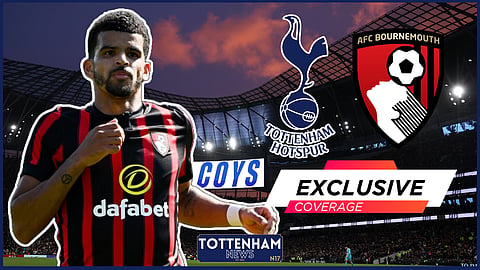Bournemouth striker Dominic Solanke has been linked with Tottenham