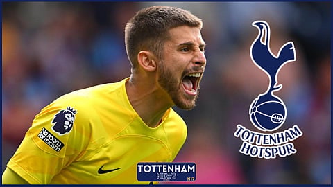 Tottenham goalkeeper Guglielmo Vicario