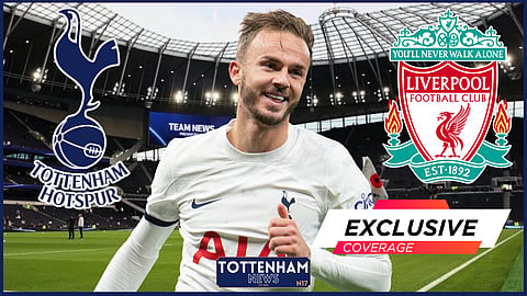 James Maddison could start for Tottenham against Liverpool