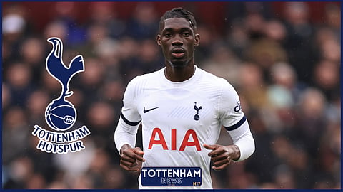 Tottenham midfielder Yves Bissouma