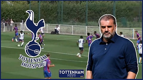 Herbie James stakes claim for Tottenham debut after Crystal Palace U18s clash. Credit: attractthespace via X